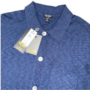 Todd Snyder NWT Cotton Linen Pub Jacket Button Front Navy Blue Size S Cardigan